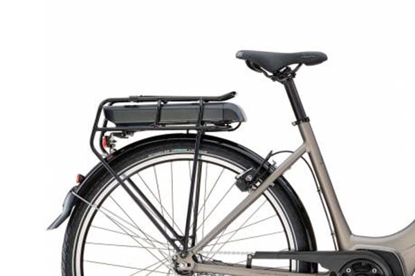 Carrier battery E-bike with carrier battery