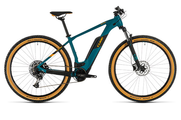 Semi-integrated battery E-bike with semi-integrated battery