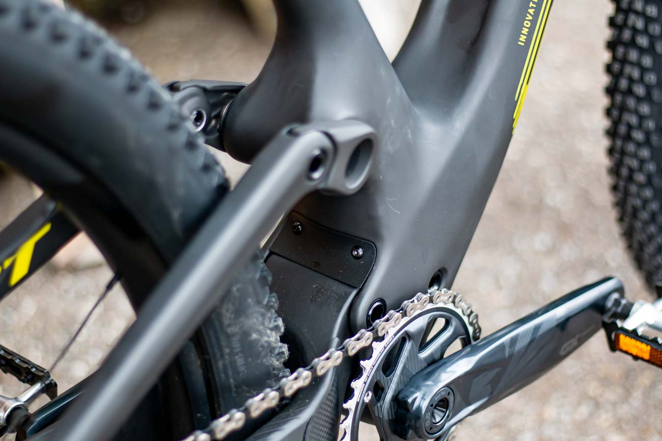 As you can see, you see nothing... of the damper on the Scott Spark RC Scott Spark RC Detailbilder 03 - As you can see, you see nothing... of the damper on the Scott Spark RC