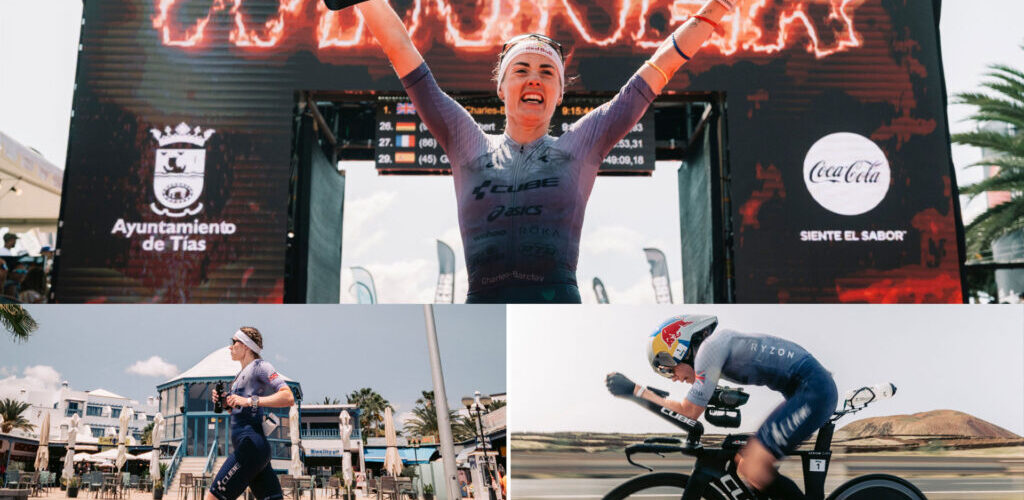 Lucy Charles-Barclay winner of the Lanzarote's Ironman