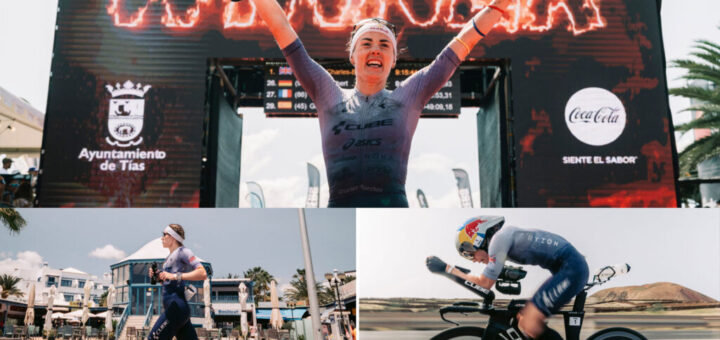 Lucy Charles-Barclay winner of the Lanzarote's Ironman