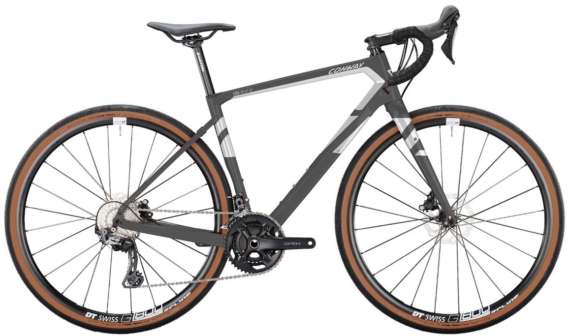 Conway GRV 10.0 SE graphite grey matt 2025 - Gravel bike