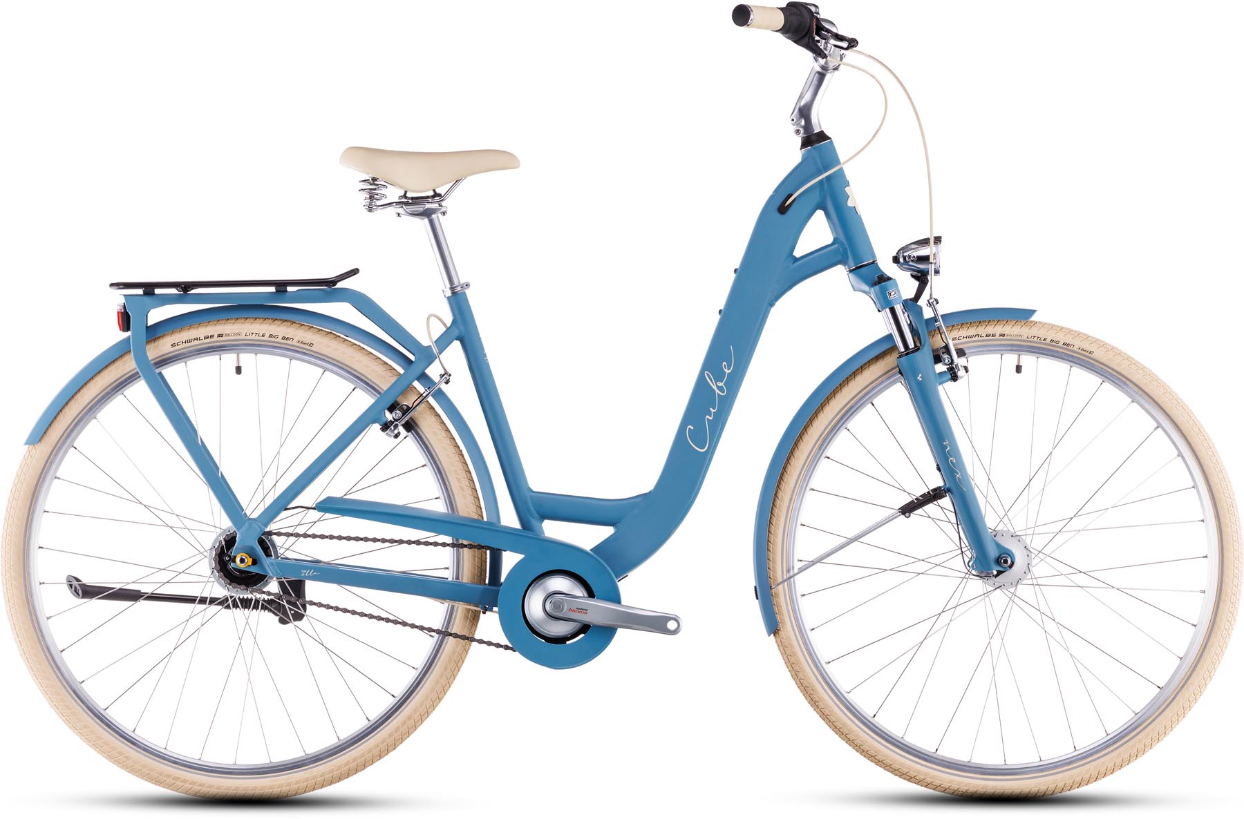 Cube Ella sphereblue n creme 2025 - Touring Bike Easy Entry