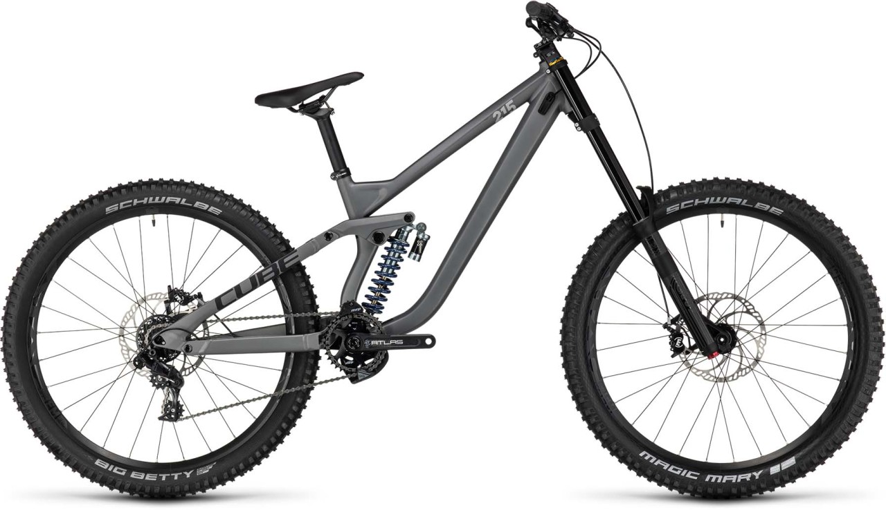 Cube TWO15 Pro 27.5 grey n black 2023 - Fully Mountainbike - with damages in paintwork