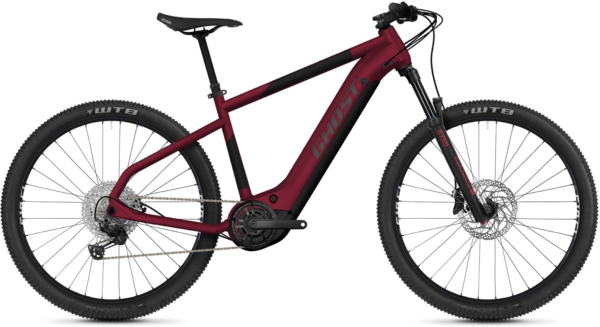 Ghost E Teru Advanced 29 Red Black Gray 21 E Bike Hardtail Mtb Mhw