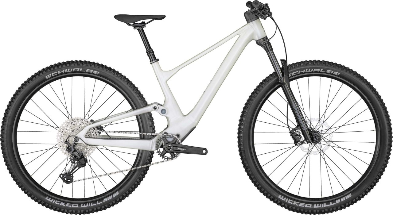 Scott Contessa Spark 930 pearl snow white / chrome 2022 - Fully Mountainbike Women