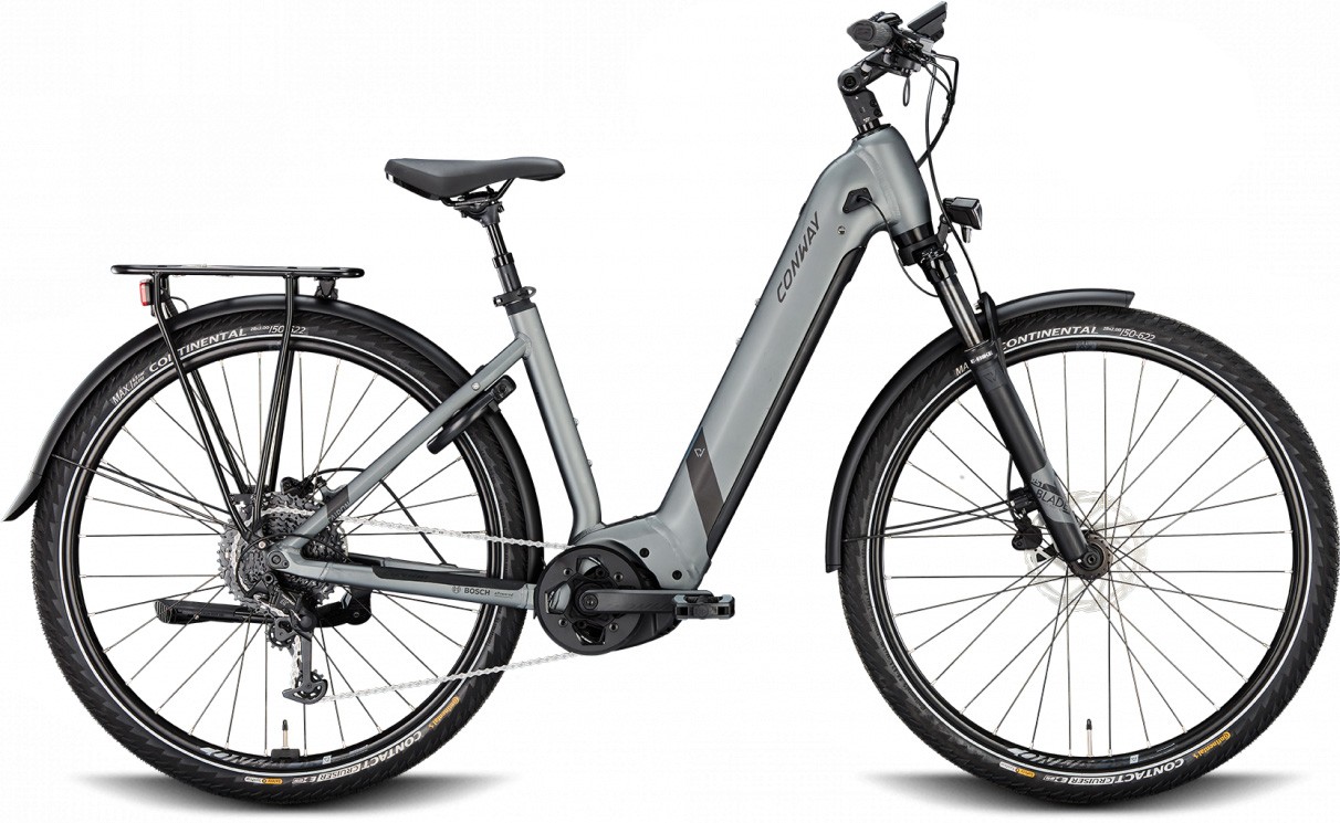 Conway Cairon T 3.0 750Wh shadowgrey metallic matt / black metallic matt 2023 - Touring E-Bike Easy Entry