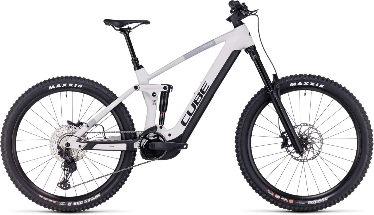 Cube Stereo Hybrid 160 HPC SLX 750 27.5 grey n grey 2023 - E-Bike Fully Mountainbike