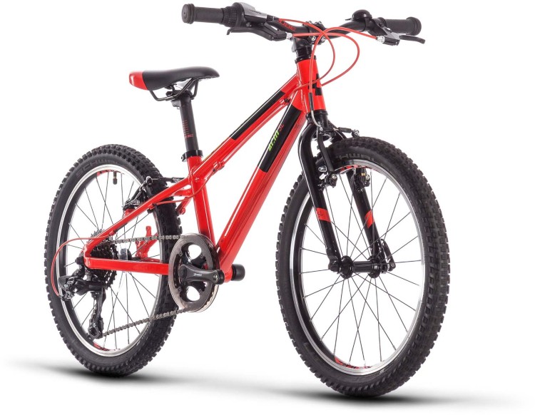 cube mountain bike black and red