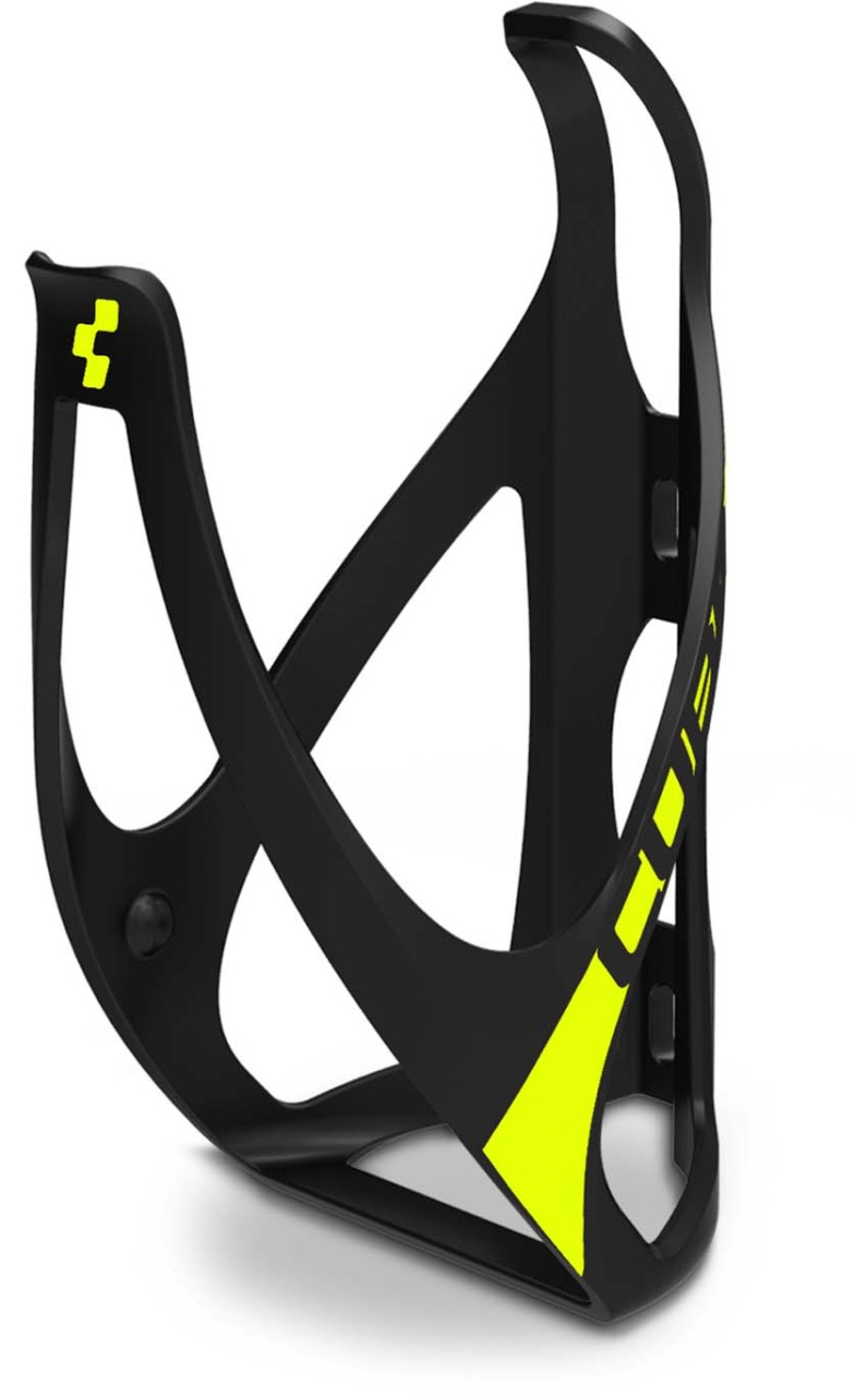 Cube Bottle cage HPP matt black n flashyellow