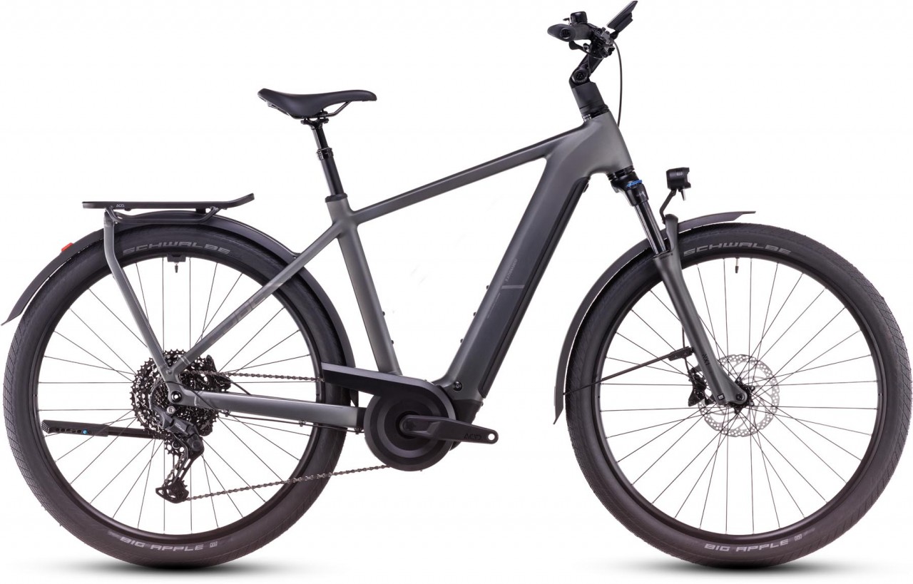 Cube Kathmandu Hybrid Pro 800 slabgrey n chrome 2025 - Touring E-Bike Men