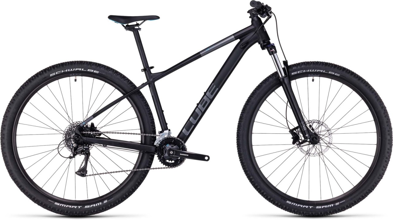 Cube Aim Race black n azure 2023 - Hardtail Mountainbike