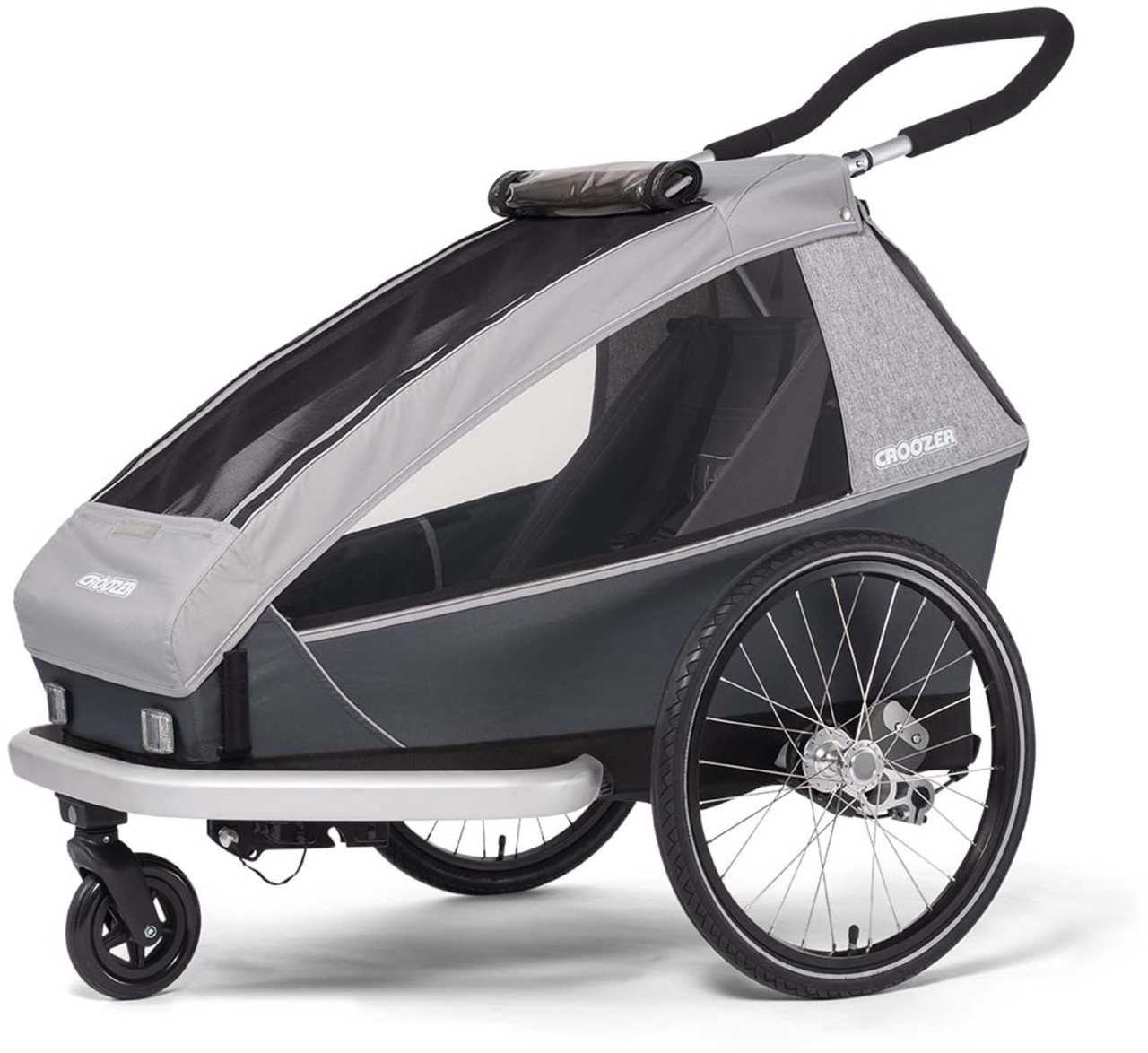 Croozer Kid Keeke 1 Stone grey - single seater