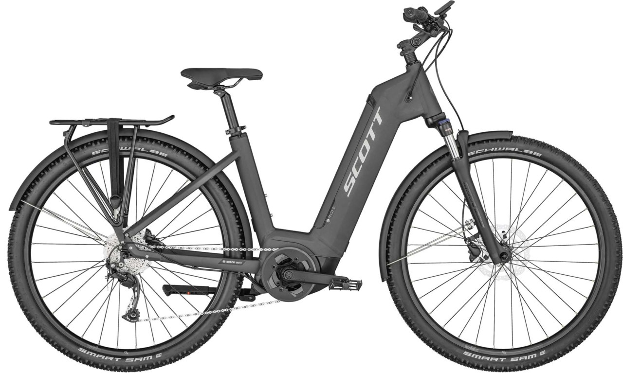 Scott Sub Cross eRIDE 20 Unisex EQ Dark Anodized Grey 2023 - Cross E-Bike Easy Entry