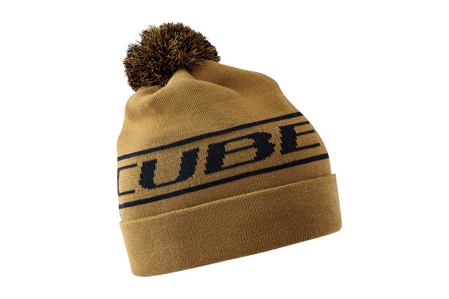 Cube Bobble hat - brown