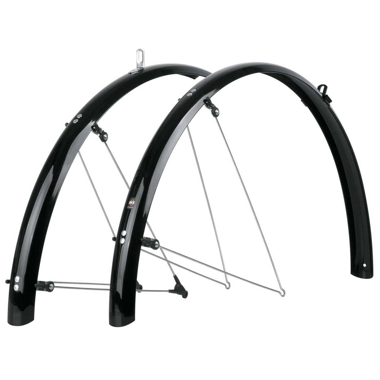 SKS Bluemels Shiny wheel guard set 45 mm 28 inch black