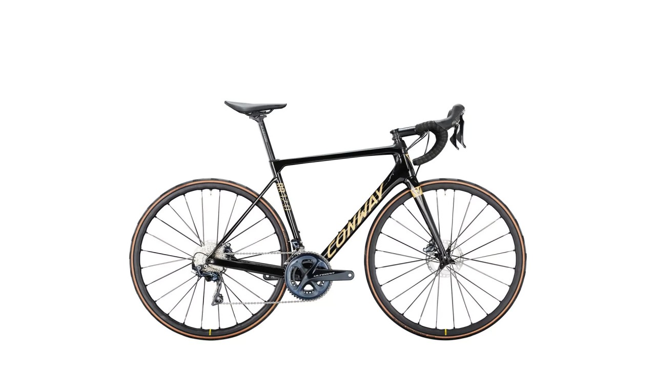 Conway RR 12.0 black metallic / gold metallic 2022 - Road Bike Carbon Men