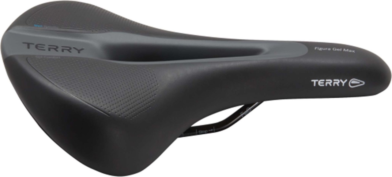 Terry Sport Saddle Figura Gel Max Fitness Men, black