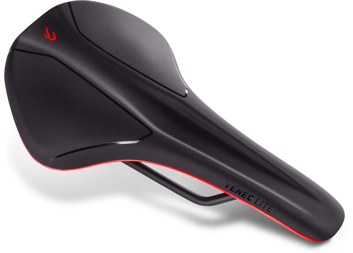 Natural Fit Saddle Venec LITE black n red