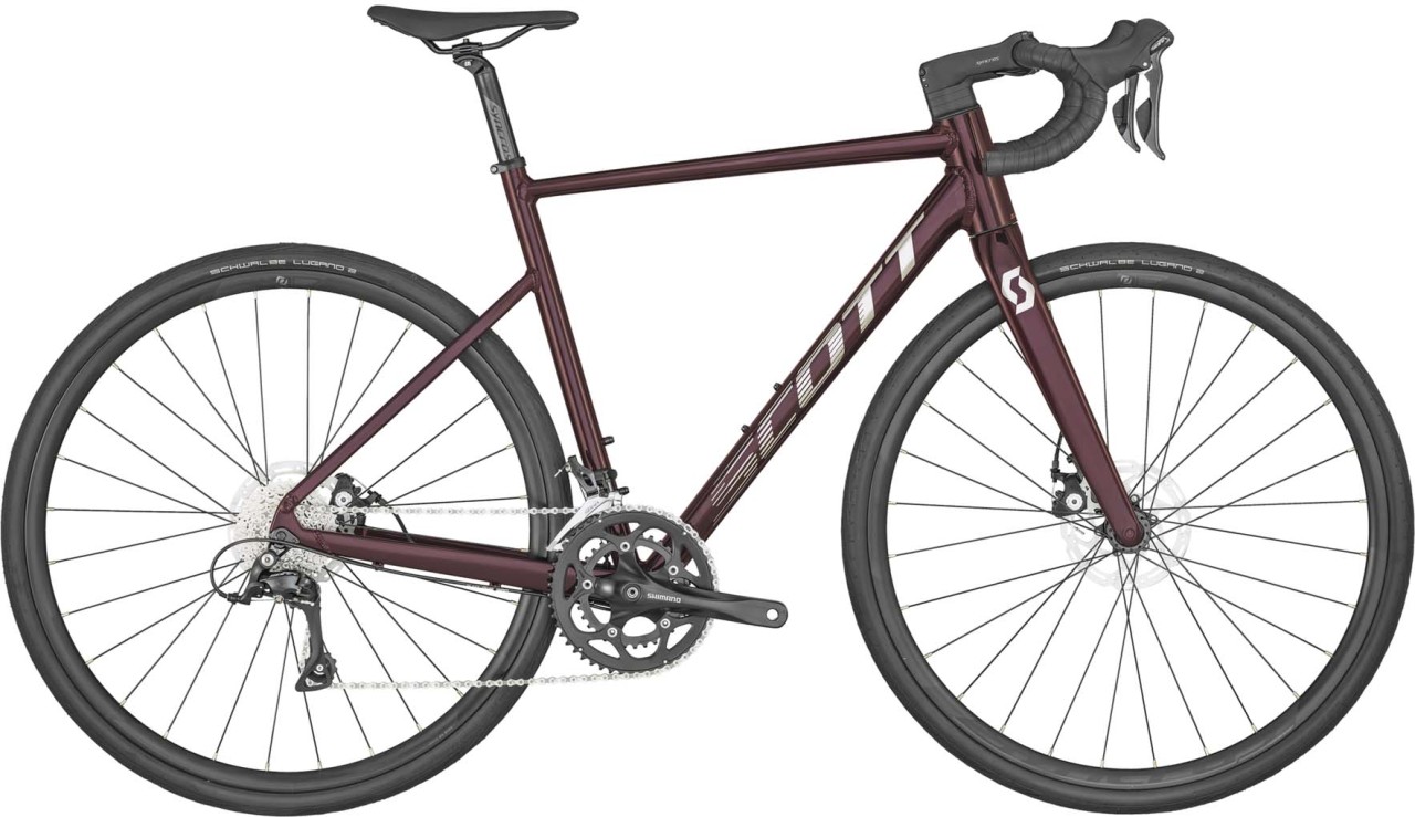 Scott Speedster 30 Red Tint Raw Alloy 2023 - Road Bike Aluminum Men