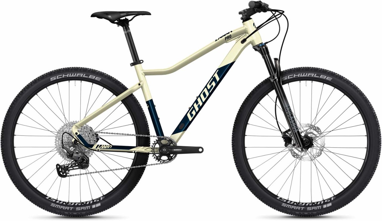 Ghost Lanao Pro 27.5 AL beige metallic / dark blue pearl matt 2023 - Hardtail Mountainbike Women