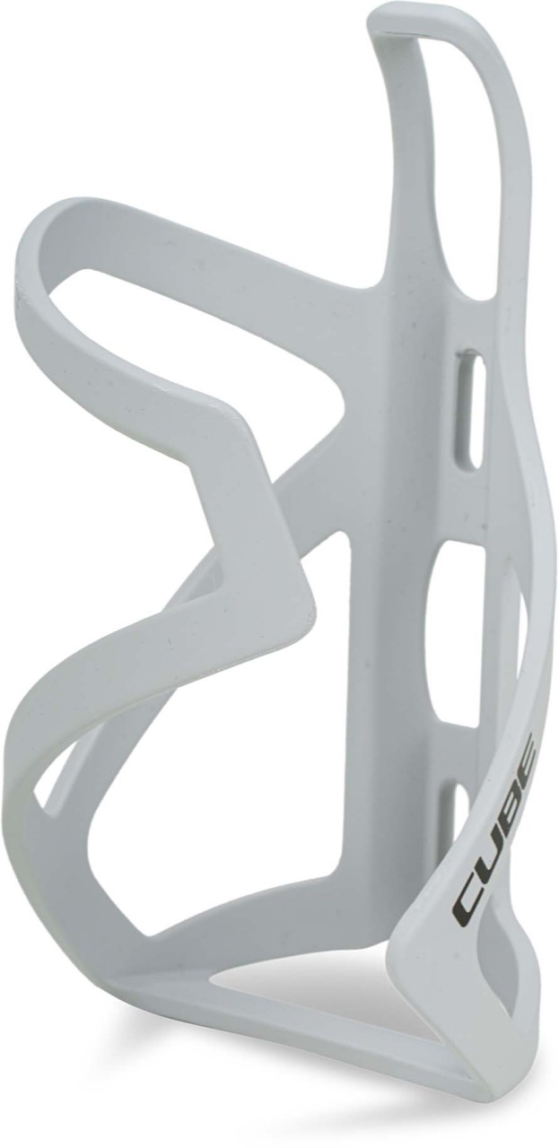 Cube Bottle cage HPP Sidecage - matt light grey'n'glossy black