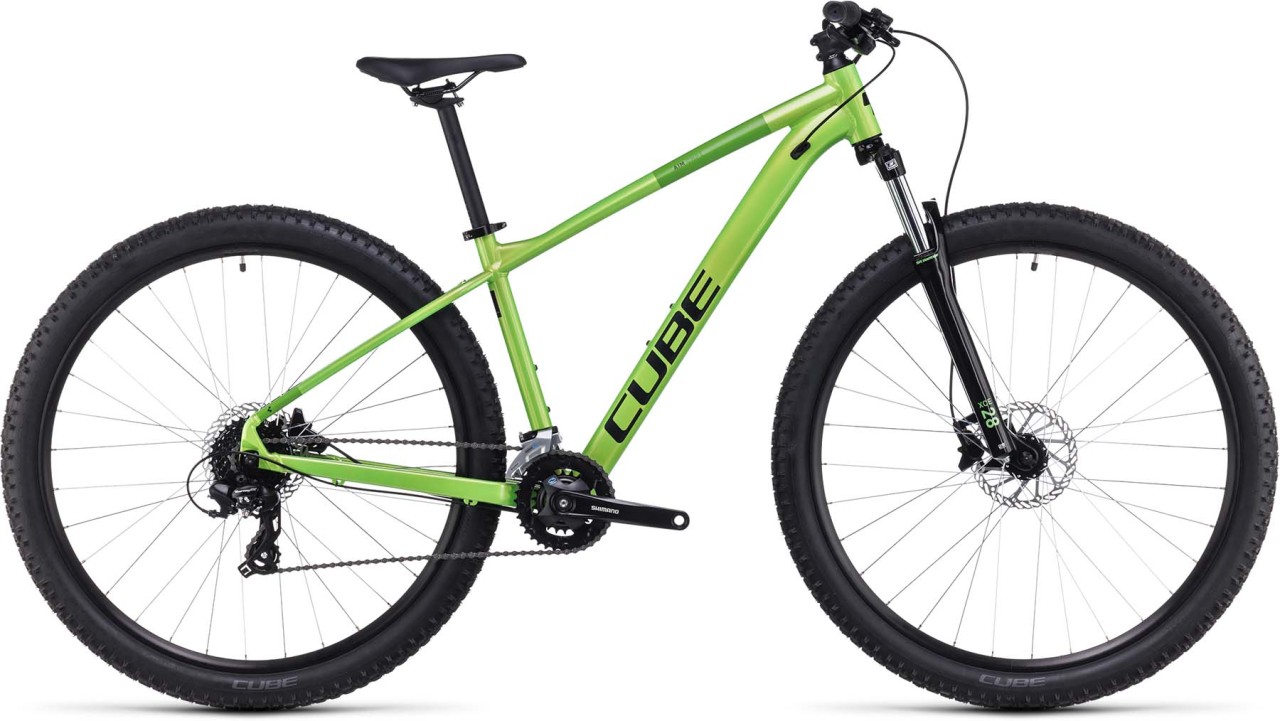 Cube Aim mistygreen n black 2023 - Hardtail Mountainbike