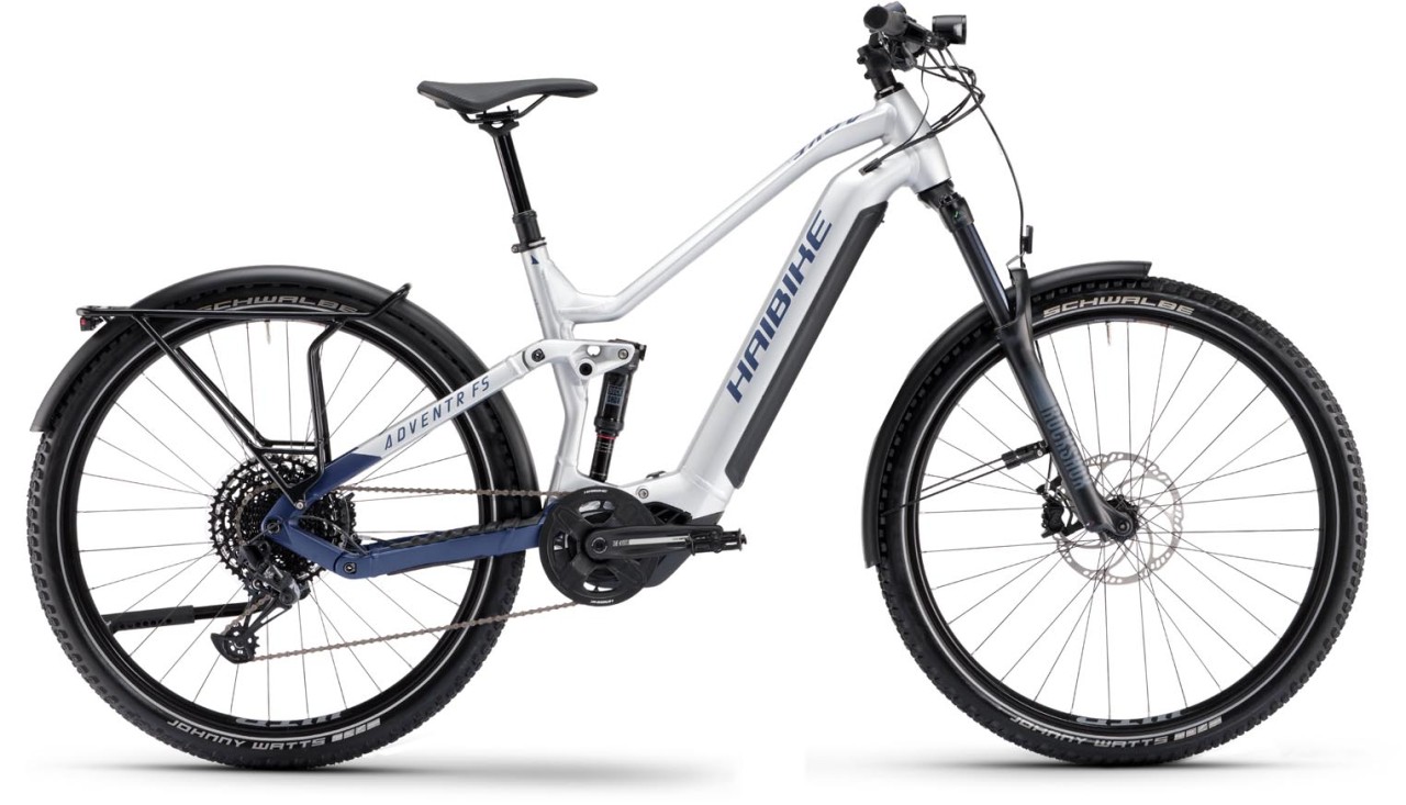 Haibike Adventr 9 silver / dark blue matt 2024 - E-Bike Fully Mountainbike Touring Bike