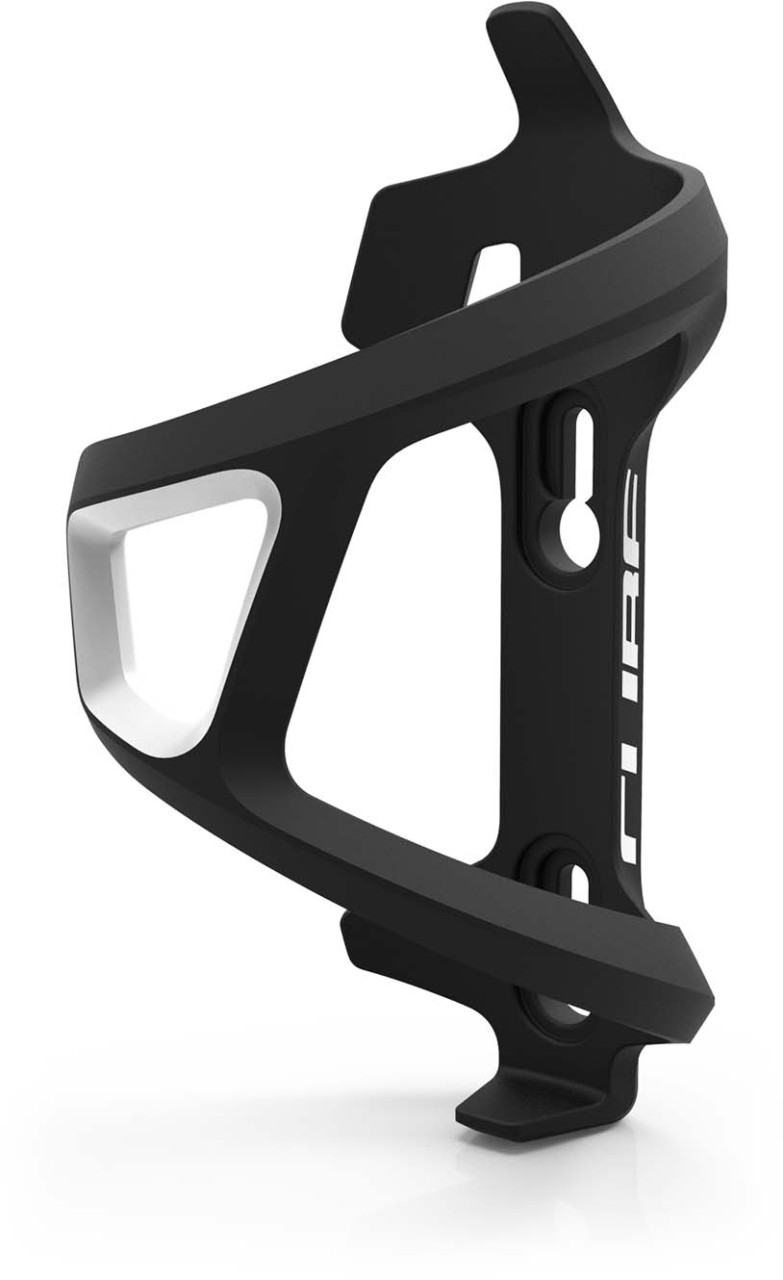 Cube bottle cage HPP Left-Hand Sidecage black n white