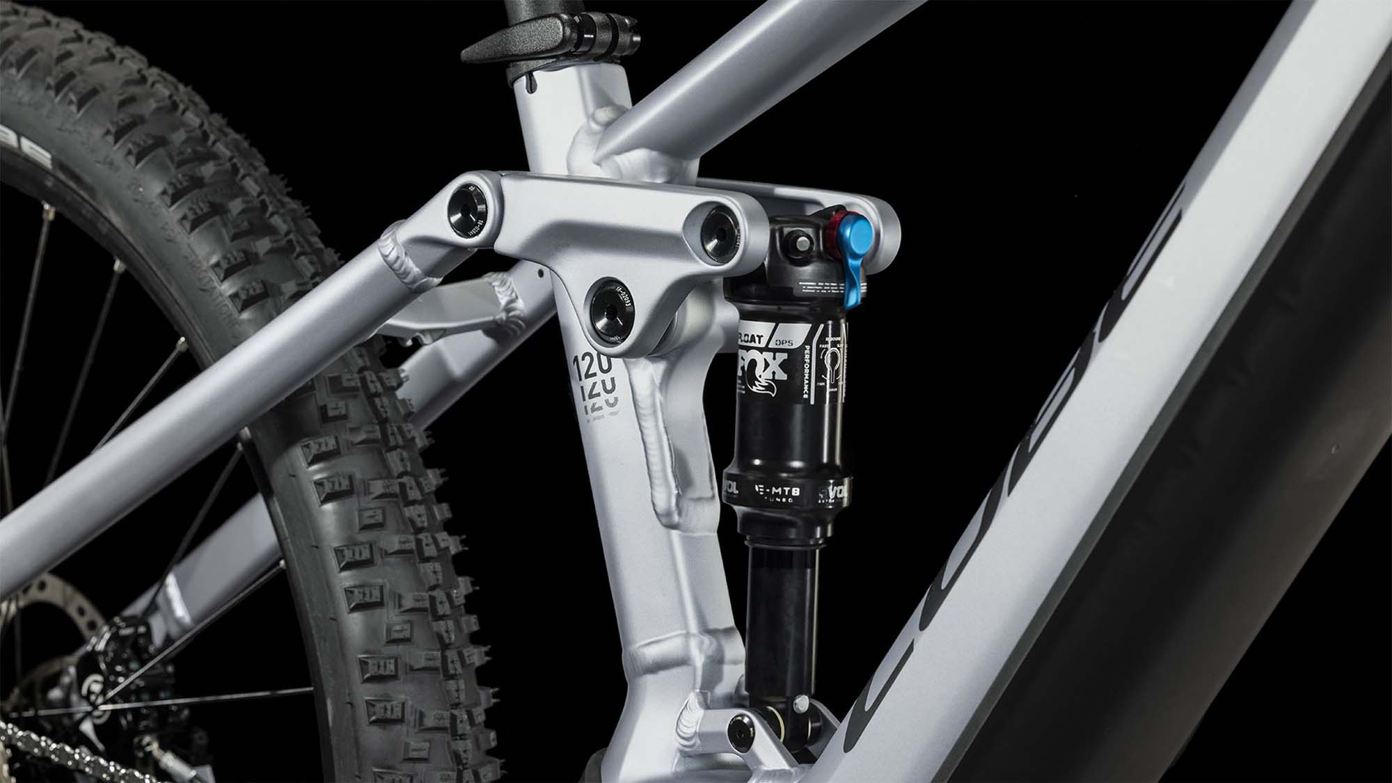 Cube Stereo Hybrid 120 Race 625 polarsilver n black 2023 EBike Fully