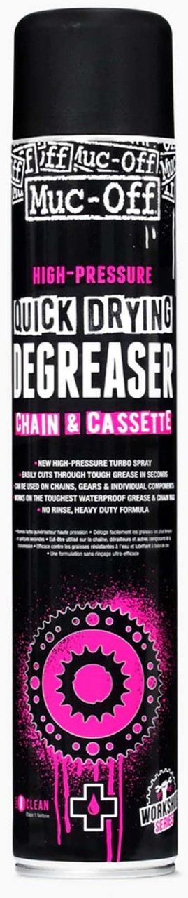 Muc-Off High Pressure Quick Drying De-Greaser WS - High Pressure Degreaser 750ml pink