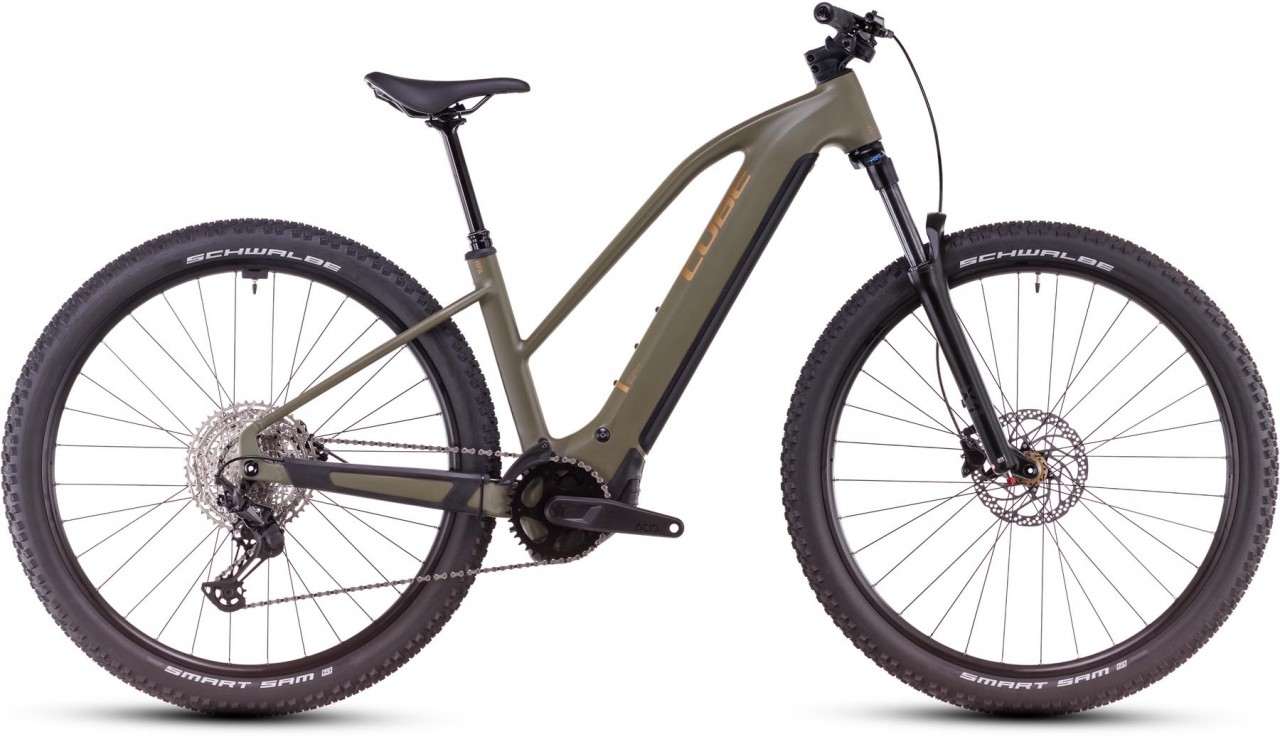 Cube Reaction Hybrid Pro Trapez dustyolive 2025 E MTB MHW