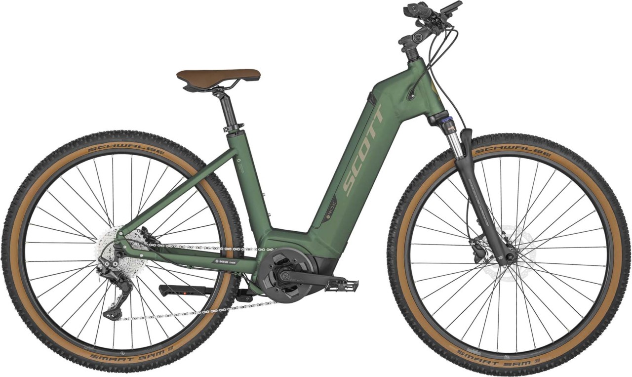 Scott Sub Cross eRIDE 10 Unisex Malachite Green 2023 - Cross E-Bike Easy Entry