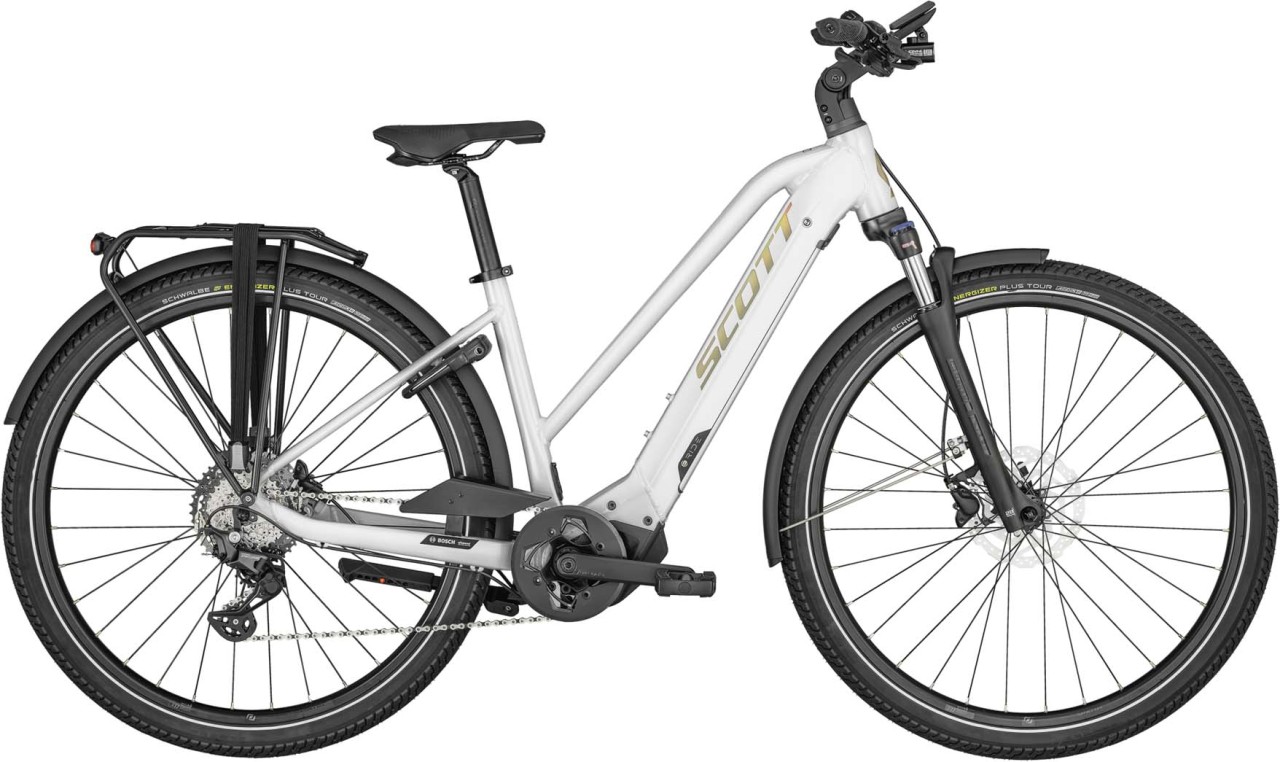 Scott Sub Sport eRIDE 20 Lady Sparkle White 2023 - Touring E-Bike Women