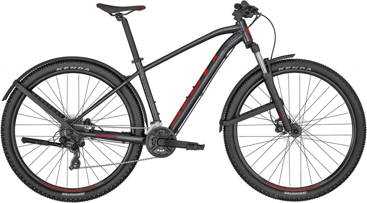 Scott Aspect 760 EQ granite black / rally red 2022 - Hardtail Mountainbike