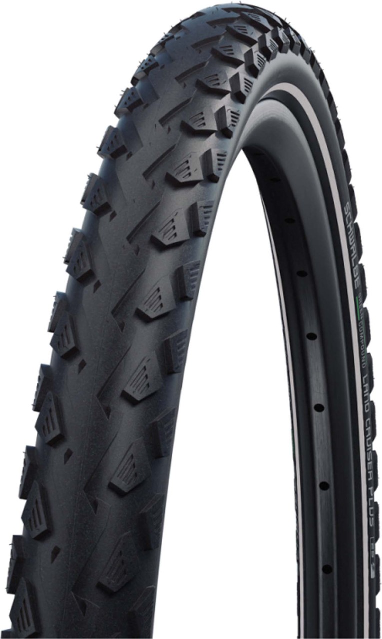 Schwalbe Tires Land Cruiser Plus ETRTO 55-622 28x2.15 inch, Black-Reflex