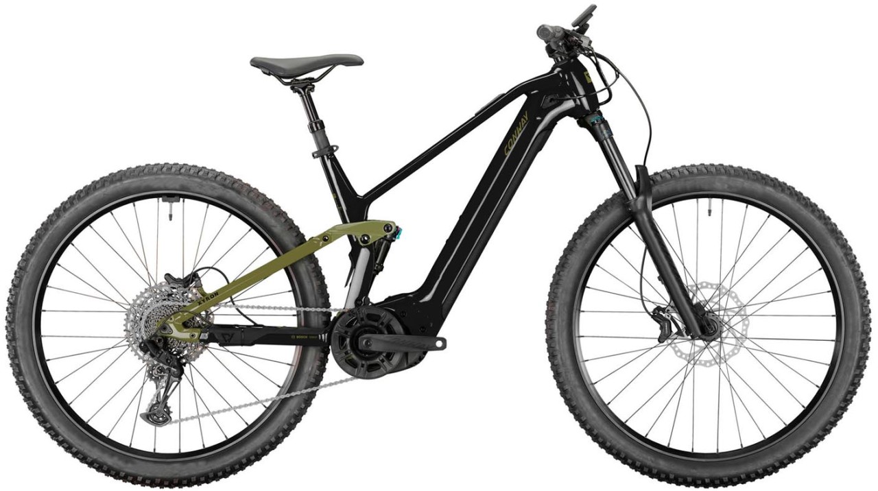 Conway Xyron S 5.0 Carbon 750Wh black / bronze 2025 - E-Bike Fully Mountainbike