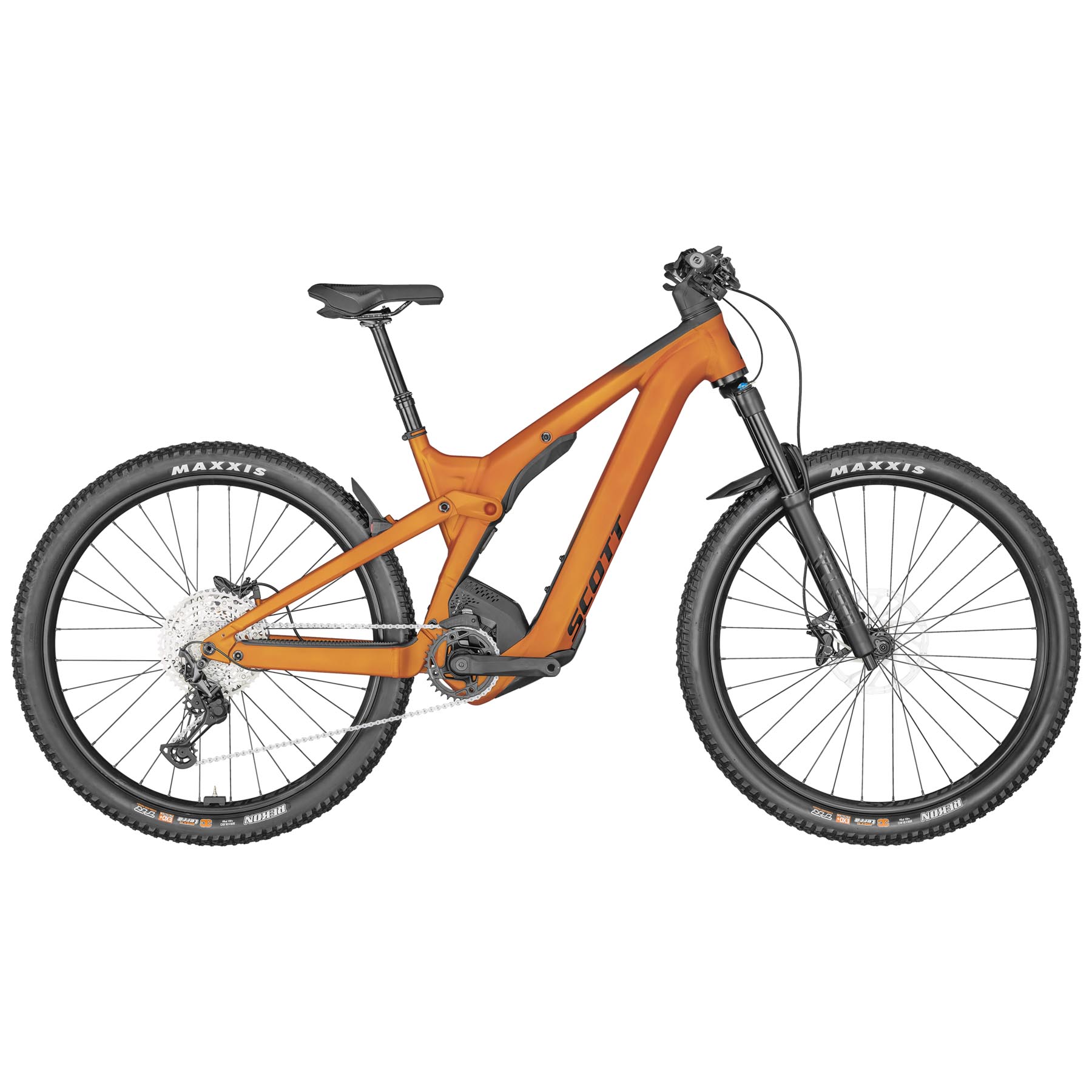 Scott Strike eRIDE 910 EVO Prism Paprika Orange 2023 E Bike Fully MTB MHW