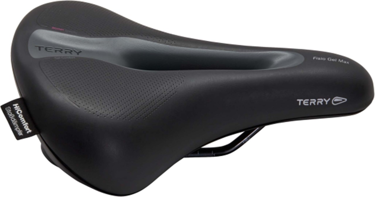 Terry Trekking Saddle Fisio Flex Gel Max Women, black