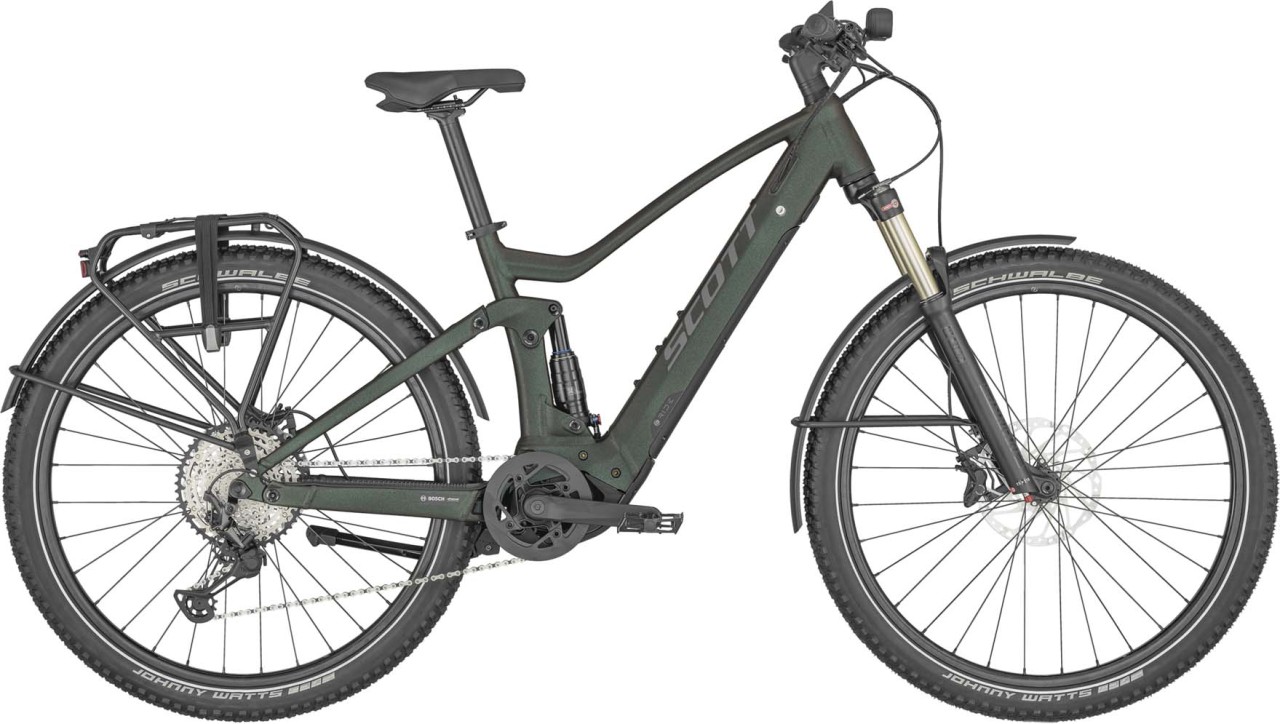 Scott Axis eRIDE FS 20 Prism Iridium Black 2023 - E-Bike Fully Mountainbike Touring Bike