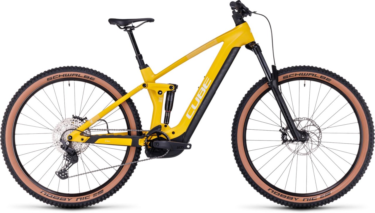 Cube Stereo Hybrid 140 HPC Pro 750 vivid n sun 2024 - E-Bike Fully Mountainbike