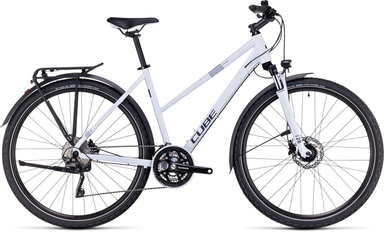 Cube Nature Pro Allroad frostwhite n grey 2023 - Cross Bike Women - with damages in paintwork