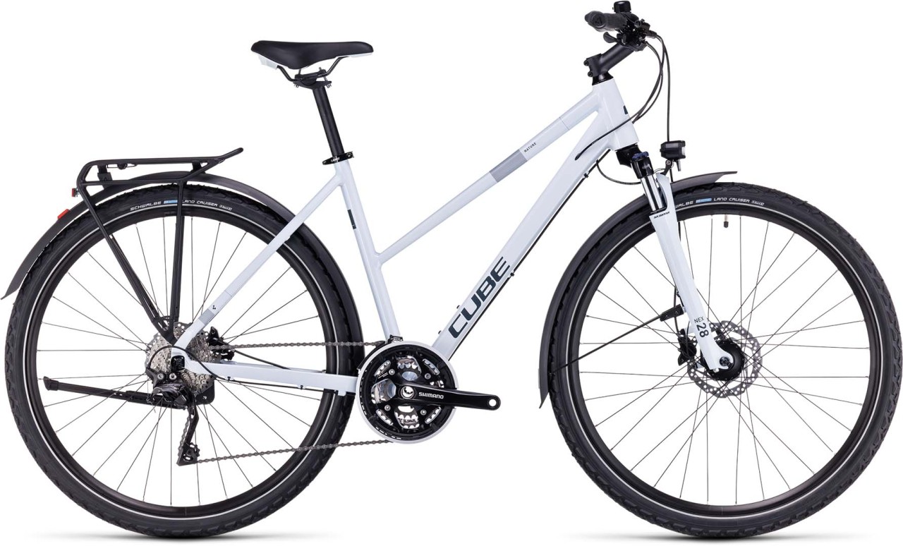 Cube Nature Pro Allroad frostwhite n grey 2023 - Cross Bike Women