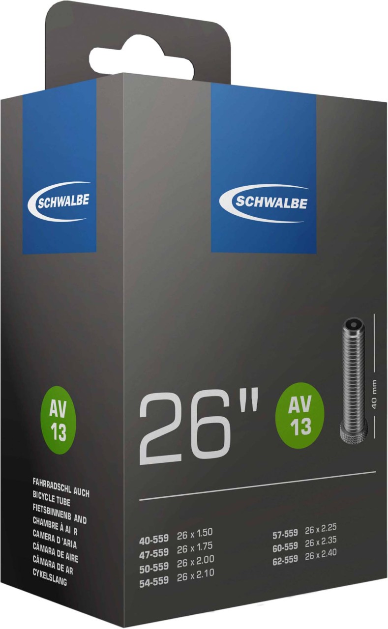 Schwalbe Tube 26x1.5-2.5 S AV13 40 mm No. 13 (26")