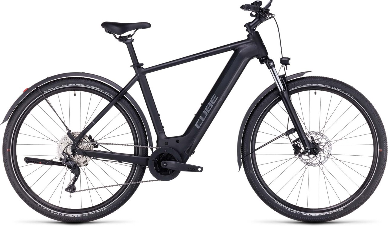 tetraëder George Eliot melodie Cube Nuride Hybrid Pro 625 Allroad black n metal 2023 - Touring E-Bike Men  | MHW