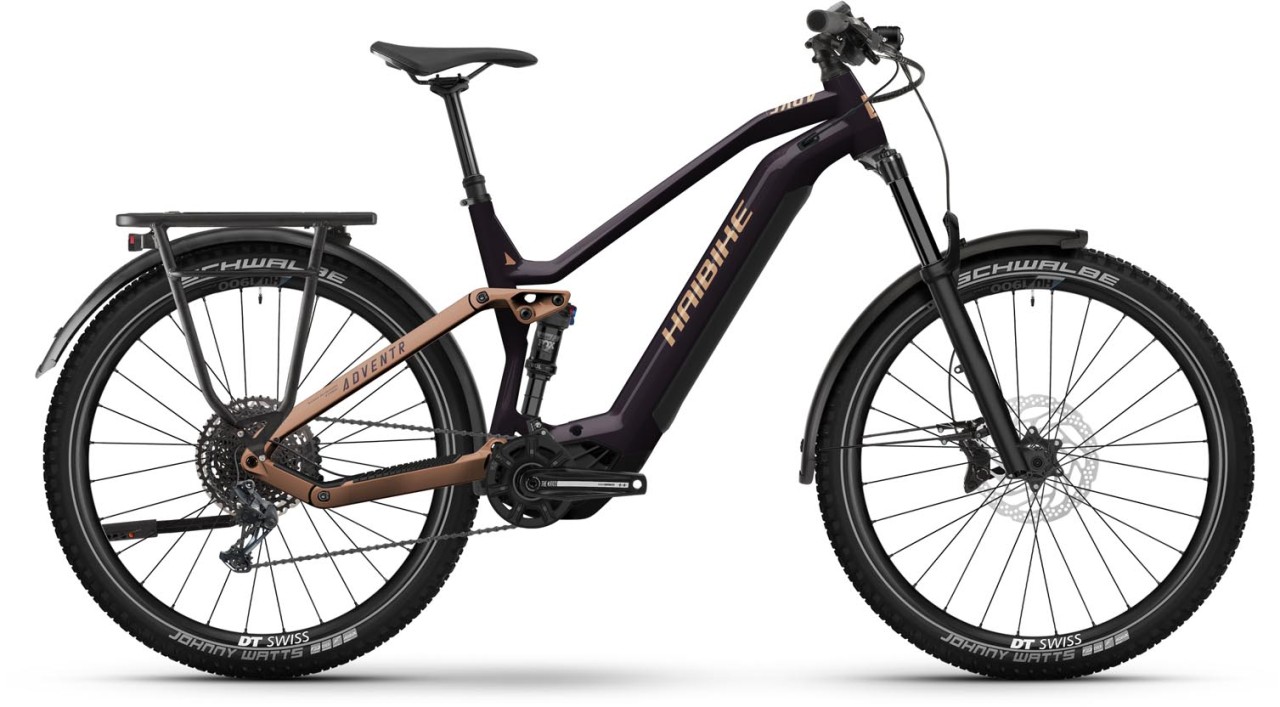 Haibike Adventr SE purple / cognac gloss 2024 - E-Bike Fully Mountainbike Touring Bike