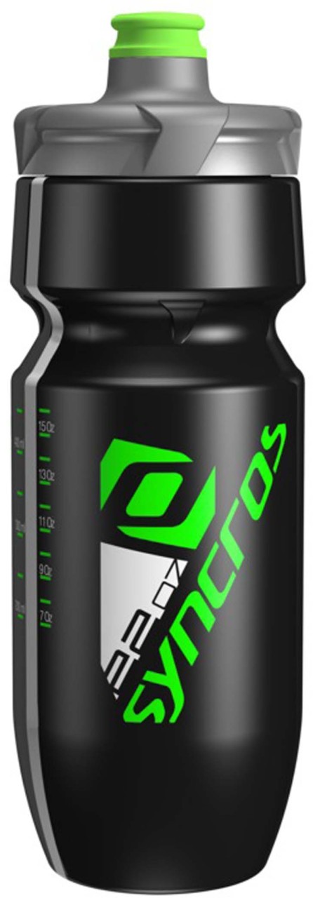 Syncros Corporate Plus water bottle 0,65l, black/green