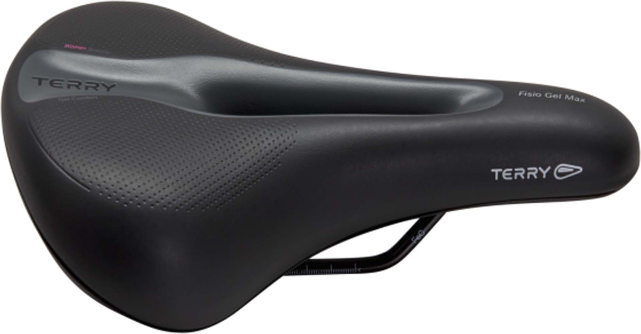 Terry Trekking Saddle Fisio Gel Max Touring Women, black