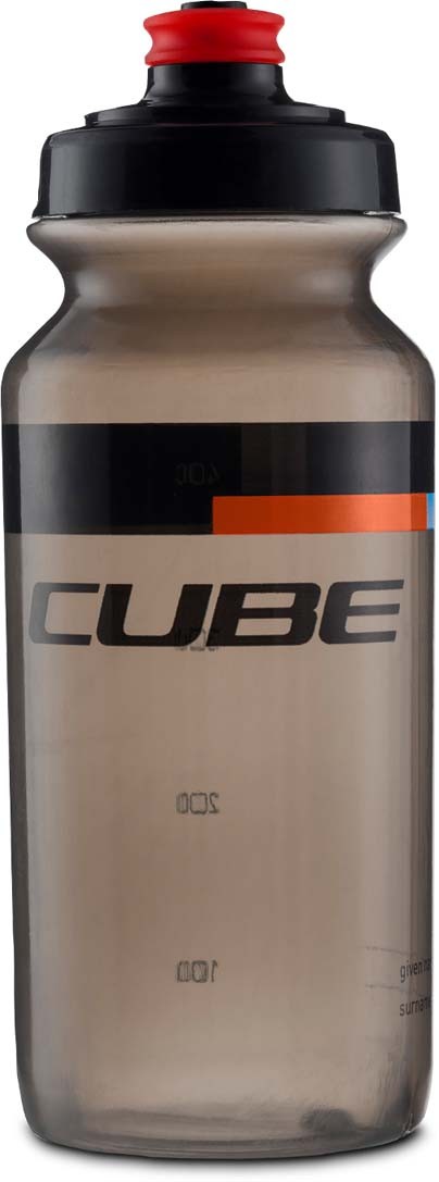 Cube Drinking bottle 0.5l TEAMLINE black n red n blue