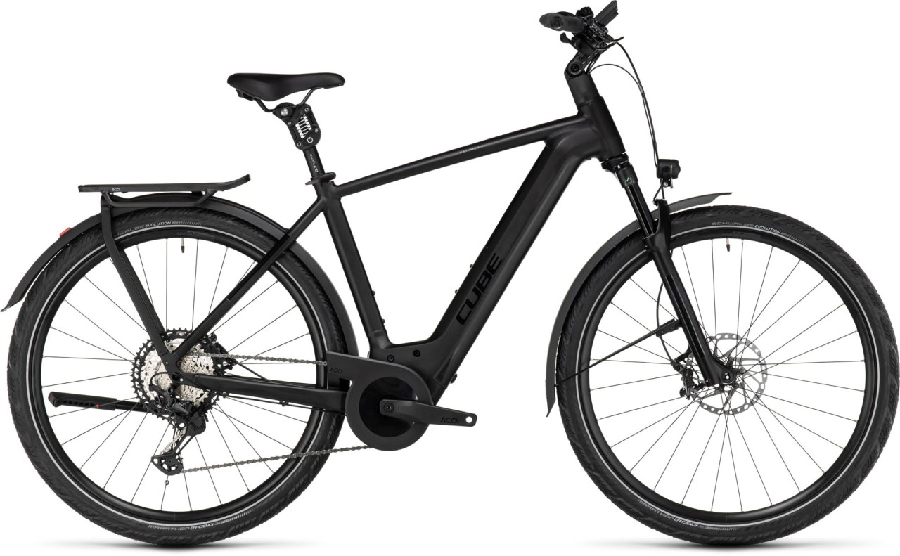 Cube Kathmandu Hybrid SLT 750 black n metal 2024 - Touring E-Bike Men